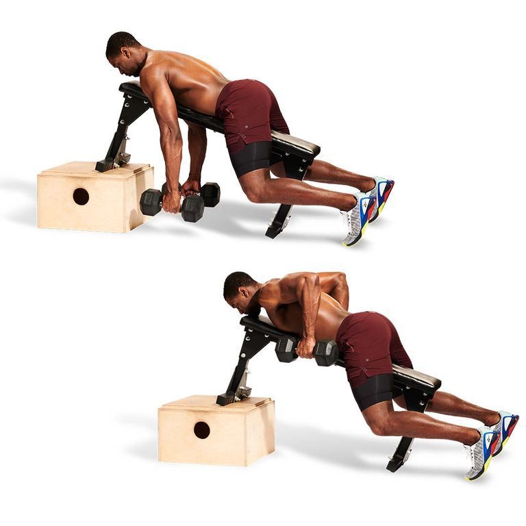 Chest-Supported Dumbbell Row